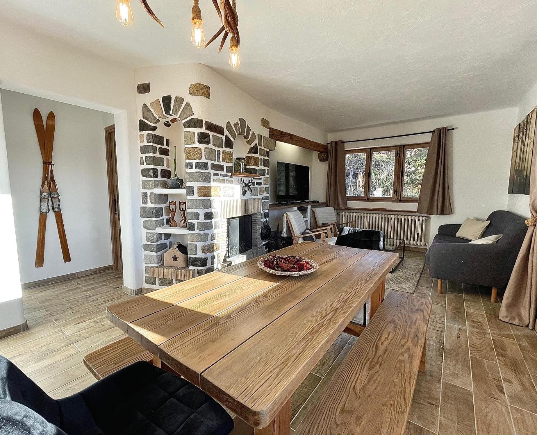 Chalet Le Tilleul Valdeblore Bagian luar foto