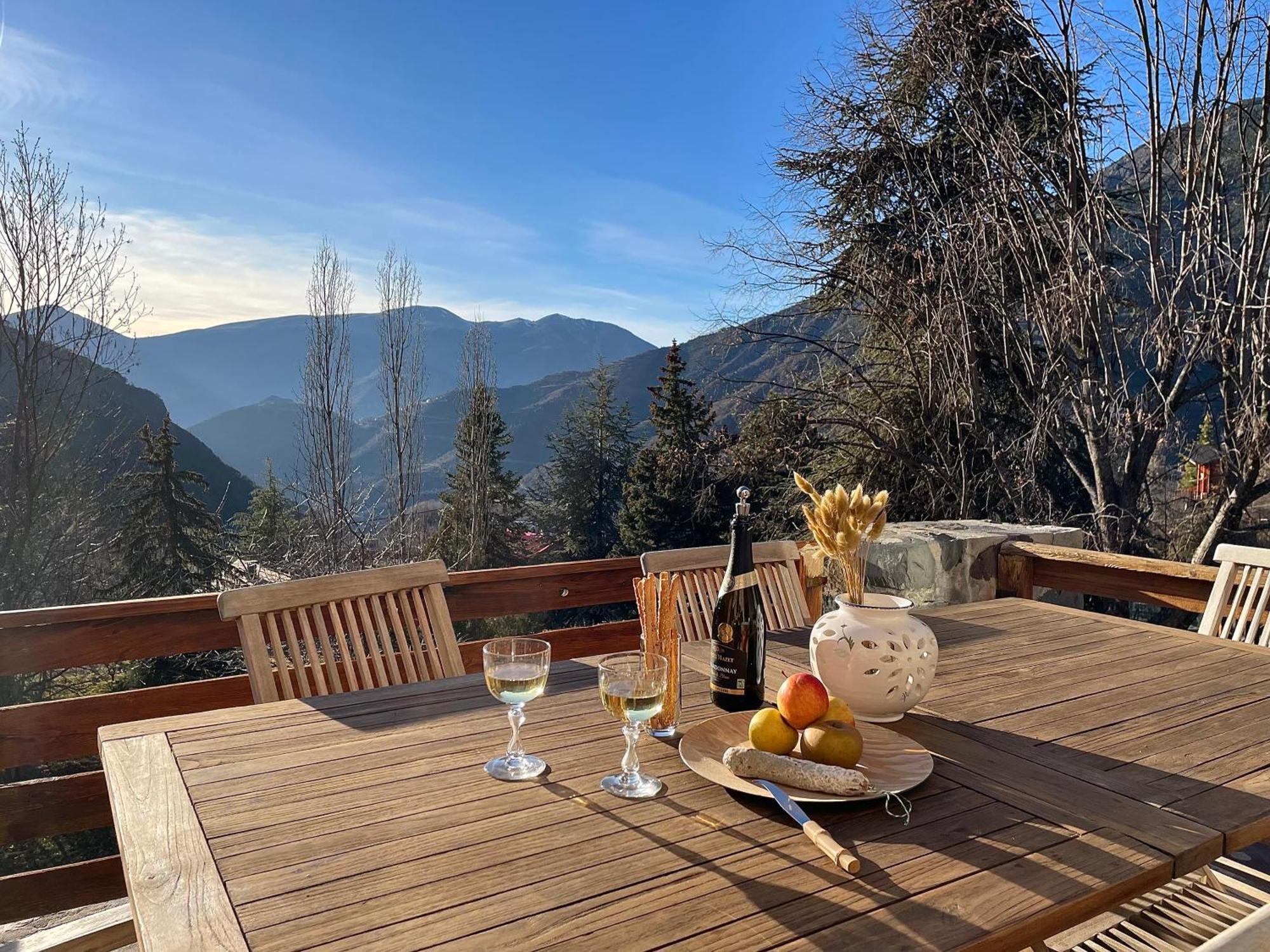 Chalet Le Tilleul Valdeblore Bagian luar foto